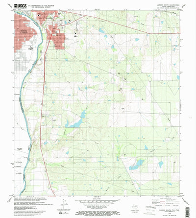 United States Geological Survey Laredo South, TX (1979, 24000-Scale) digital map