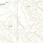 United States Geological Survey Larey Draw, WY (1971, 24000-Scale) digital map