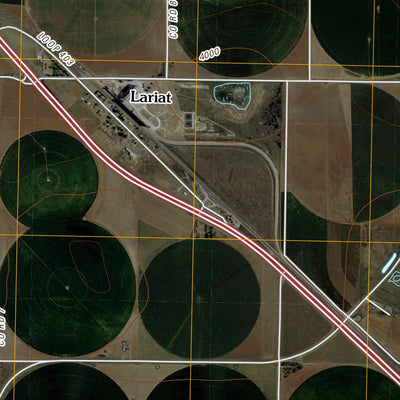 United States Geological Survey Lariat, TX (2010, 24000-Scale) digital map