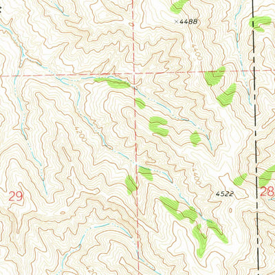 United States Geological Survey Lariat, WY (1972, 24000-Scale) digital map