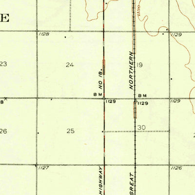 United States Geological Survey Larimore, ND (1936, 62500-Scale) digital map
