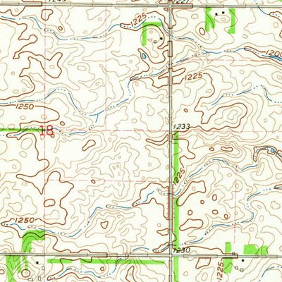 United States Geological Survey Larimore West, ND (1963, 24000-Scale) digital map