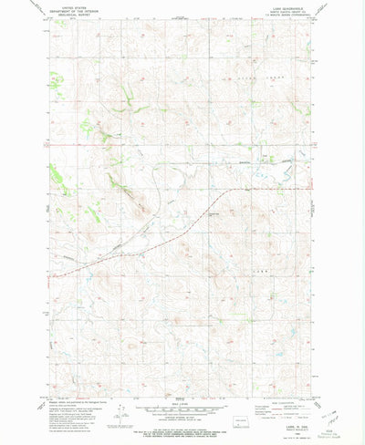 United States Geological Survey Lark, ND (1980, 24000-Scale) digital map