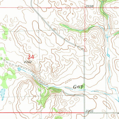 United States Geological Survey Lark, ND (1980, 24000-Scale) digital map