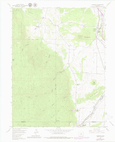 United States Geological Survey Larkspur, CO (1954, 24000-Scale) digital map