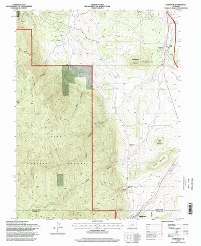 United States Geological Survey Larkspur, CO (1994, 24000-Scale) digital map