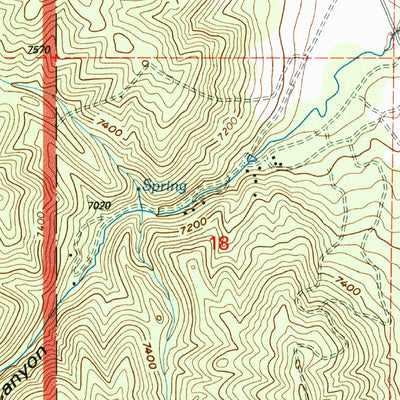 United States Geological Survey Larkspur, CO (1994, 24000-Scale) digital map