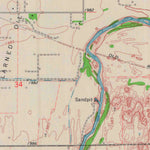 United States Geological Survey Larned, KS (1970, 24000-Scale) digital map
