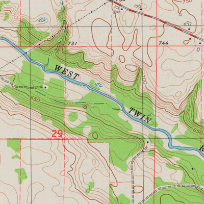 United States Geological Survey Larrabee, WI (1978, 24000-Scale) digital map
