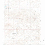 United States Geological Survey Larsen Knoll, WY (1960, 24000-Scale) digital map