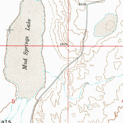 United States Geological Survey Larsen Knoll, WY (1960, 24000-Scale) digital map