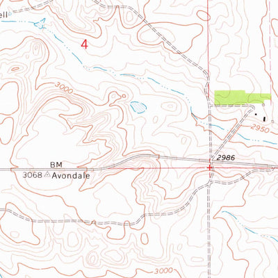 United States Geological Survey Larslan NW, MT (1973, 24000-Scale) digital map