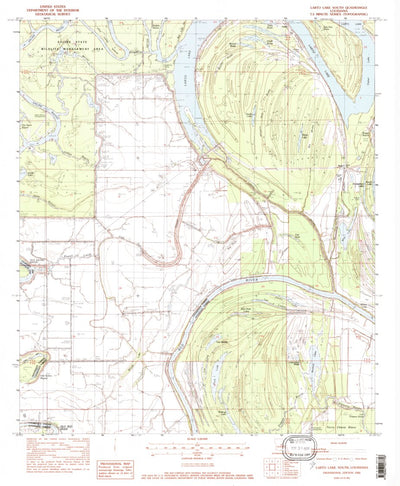United States Geological Survey Larto Lake South, LA (1982, 24000-Scale) digital map