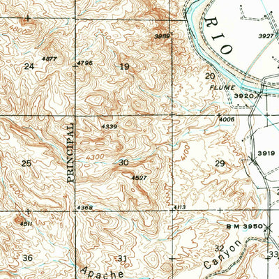 United States Geological Survey Las Cruces, NM (1941, 62500-Scale) digital map