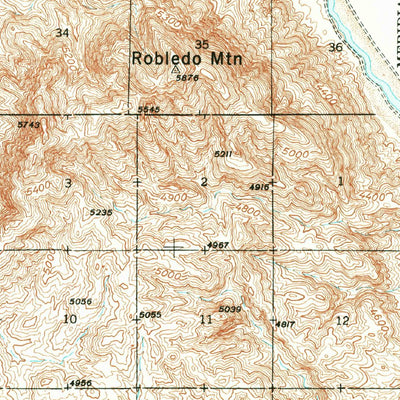 United States Geological Survey Las Cruces, NM (1941, 62500-Scale) digital map