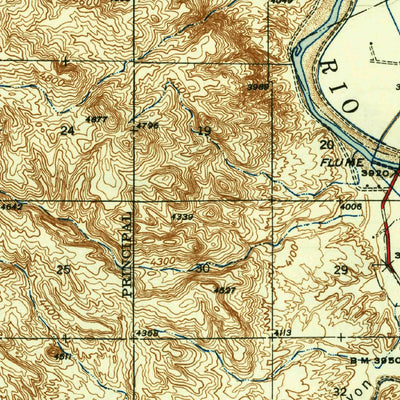 United States Geological Survey Las Cruces, NM (1943, 62500-Scale) digital map
