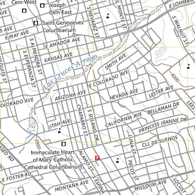 United States Geological Survey Las Cruces, NM (2023, 24000-Scale) digital map