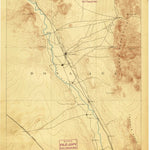 United States Geological Survey Las Cruces, NM-TX (1891, 125000-Scale) digital map
