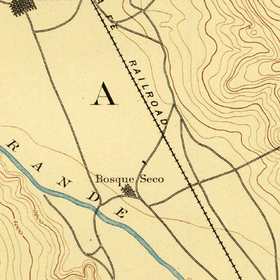 United States Geological Survey Las Cruces, NM-TX (1891, 125000-Scale) digital map