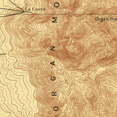 United States Geological Survey Las Cruces, NM-TX (1891, 125000-Scale) digital map