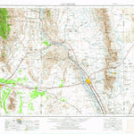 United States Geological Survey Las Cruces, NM-TX (1955, 250000-Scale) digital map