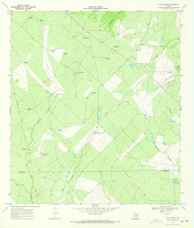 United States Geological Survey Las Flores, TX (1969, 24000-Scale) digital map
