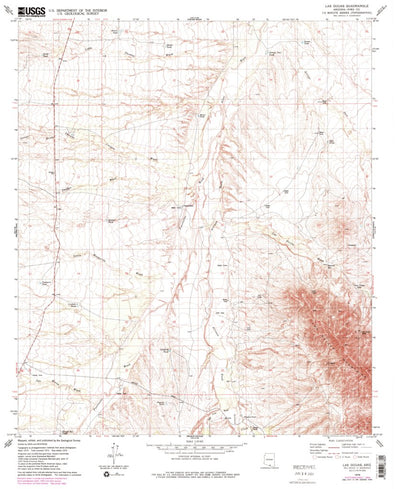 United States Geological Survey Las Guijas, AZ (1979, 24000-Scale) digital map