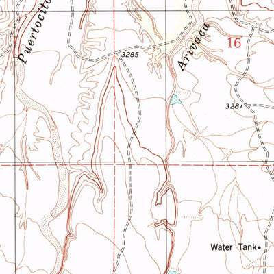 United States Geological Survey Las Guijas, AZ (1979, 24000-Scale) digital map