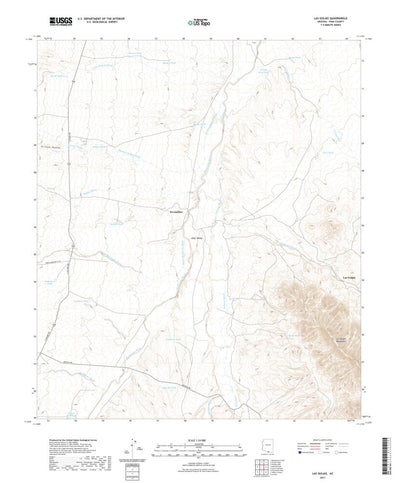 United States Geological Survey Las Guijas, AZ (2021, 24000-Scale) digital map