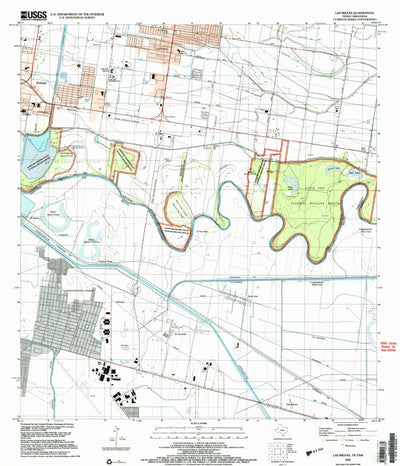 United States Geological Survey Las Milpas, TX (2002, 24000-Scale) digital map