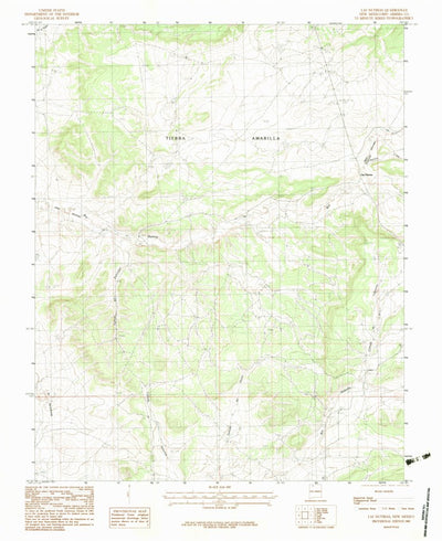 United States Geological Survey Las Nutrias, NM (1983, 24000-Scale) digital map