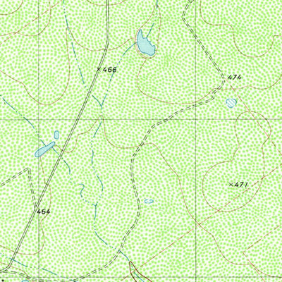 United States Geological Survey Las Ovejas Creek, TX (1980, 24000-Scale) digital map