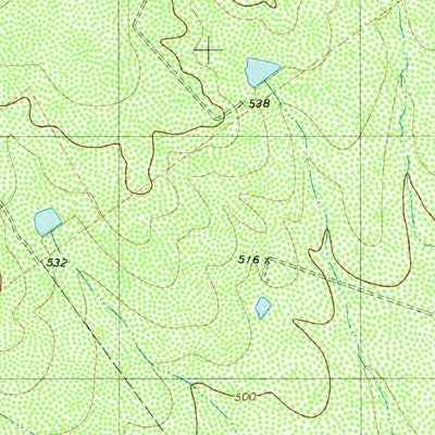 United States Geological Survey Las Ovejas Creek, TX (1980, 24000-Scale) digital map