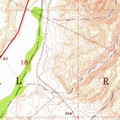 United States Geological Survey Las Pulgas Canyon, CA (1948, 24000-Scale) digital map