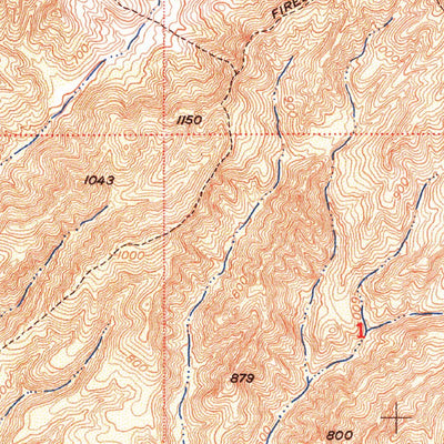 United States Geological Survey Las Pulgas Canyon, CA (1948, 24000-Scale) digital map