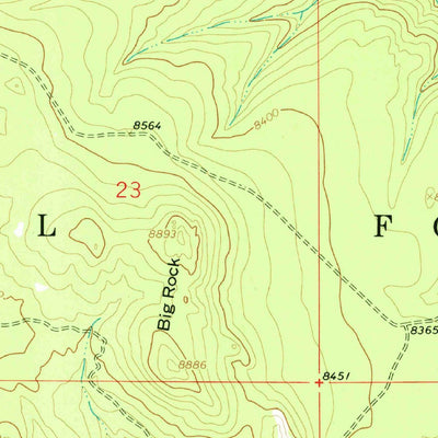 United States Geological Survey Las Tablas, NM (1963, 24000-Scale) digital map