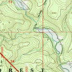 United States Geological Survey Las Tablas, NM (1995, 24000-Scale) digital map