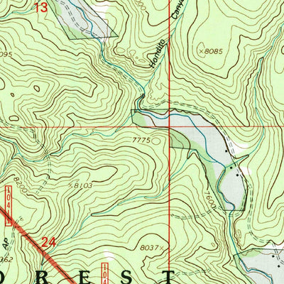 United States Geological Survey Las Tablas, NM (1995, 24000-Scale) digital map