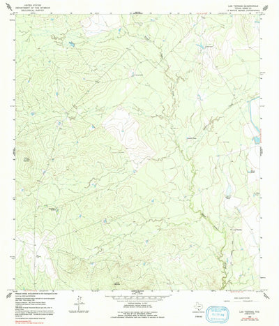 United States Geological Survey Las Tiendas, TX (1965, 24000-Scale) digital map