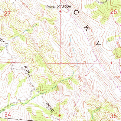United States Geological Survey Las Trampas Ridge, CA (1959, 24000-Scale) digital map