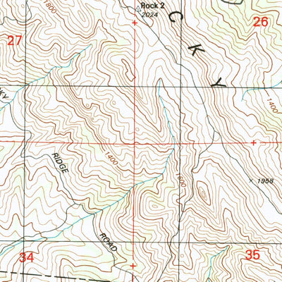 United States Geological Survey Las Trampas Ridge, CA (1993, 24000-Scale) digital map