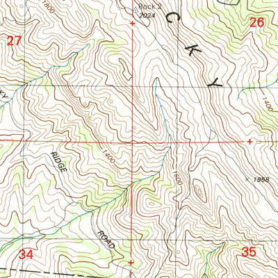 United States Geological Survey Las Trampas Ridge, CA (1995, 24000-Scale) digital map