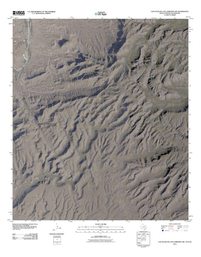 United States Geological Survey Las Vegas De Los Ladrones SW, TX (2010, 24000-Scale) digital map