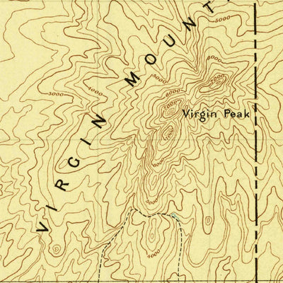 United States Geological Survey Las Vegas E, NV-AZ (1886, 250000-Scale) digital map