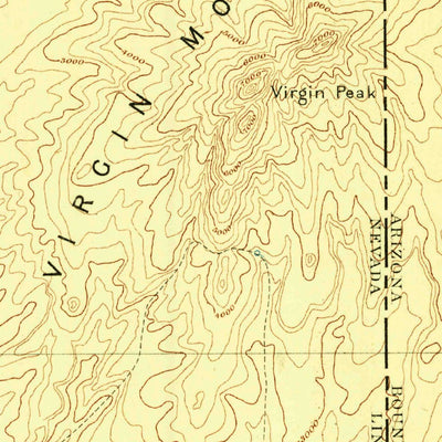 United States Geological Survey Las Vegas E, NV-AZ (1893, 250000-Scale) digital map