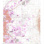 United States Geological Survey Las Vegas NE, NV (1967, 24000-Scale) digital map