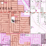 United States Geological Survey Las Vegas NE, NV (1967, 24000-Scale) digital map