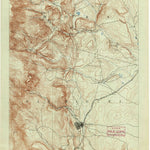 United States Geological Survey Las Vegas, NM (1891, 125000-Scale) digital map