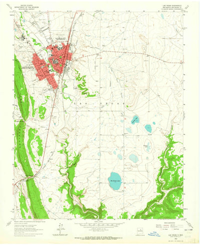 United States Geological Survey Las Vegas, NM (1963, 24000-Scale) digital map