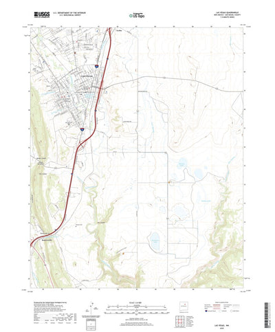 United States Geological Survey Las Vegas, NM (2020, 24000-Scale) digital map
